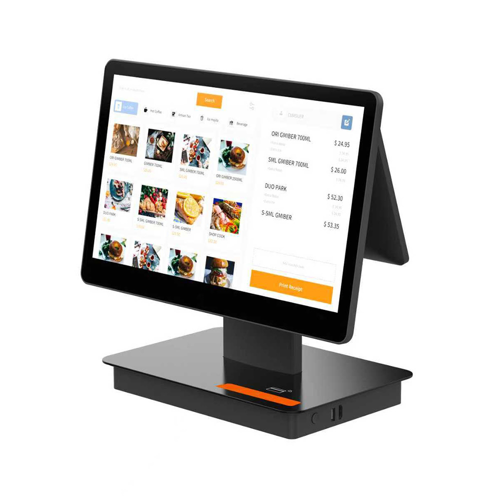 Wholesale 15.6 Inch 10.1 Inch Touch Dual Screen Nfc Pos System Sale Pos Machine All In One Systems For Retail Shop Restaurants