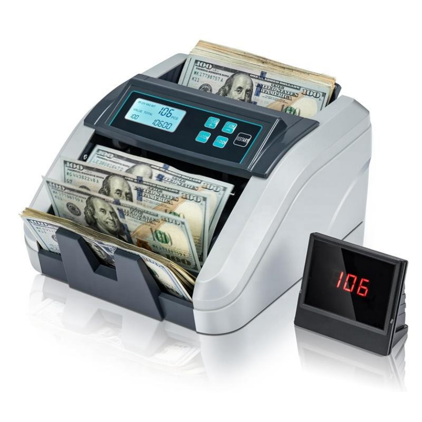 Bc-307 Multi-currency Led Display Banknote Counter Rohs Certified Money Bill Counting Machine For Banks And Cash Management